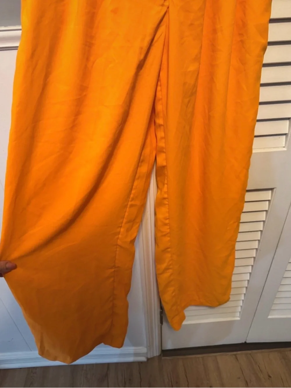 a new day Orange V-Neck Spaghetti Strap Camisole